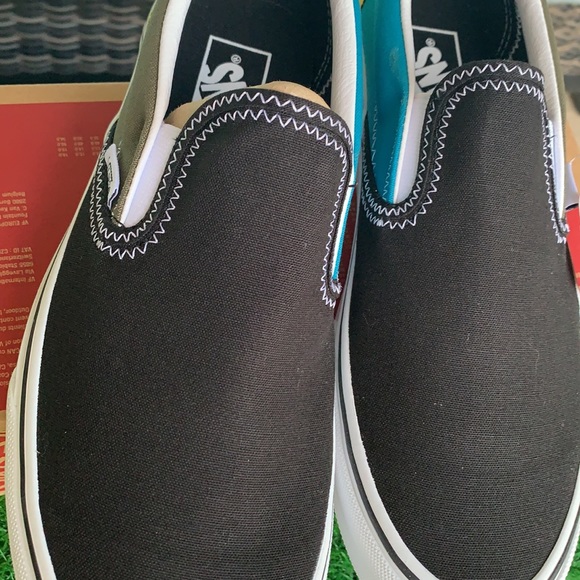 VANS CLASSIC SLIP ON ZIG ZAG MULTI/TRUE WHITE WMNS - Picture 9 of 16